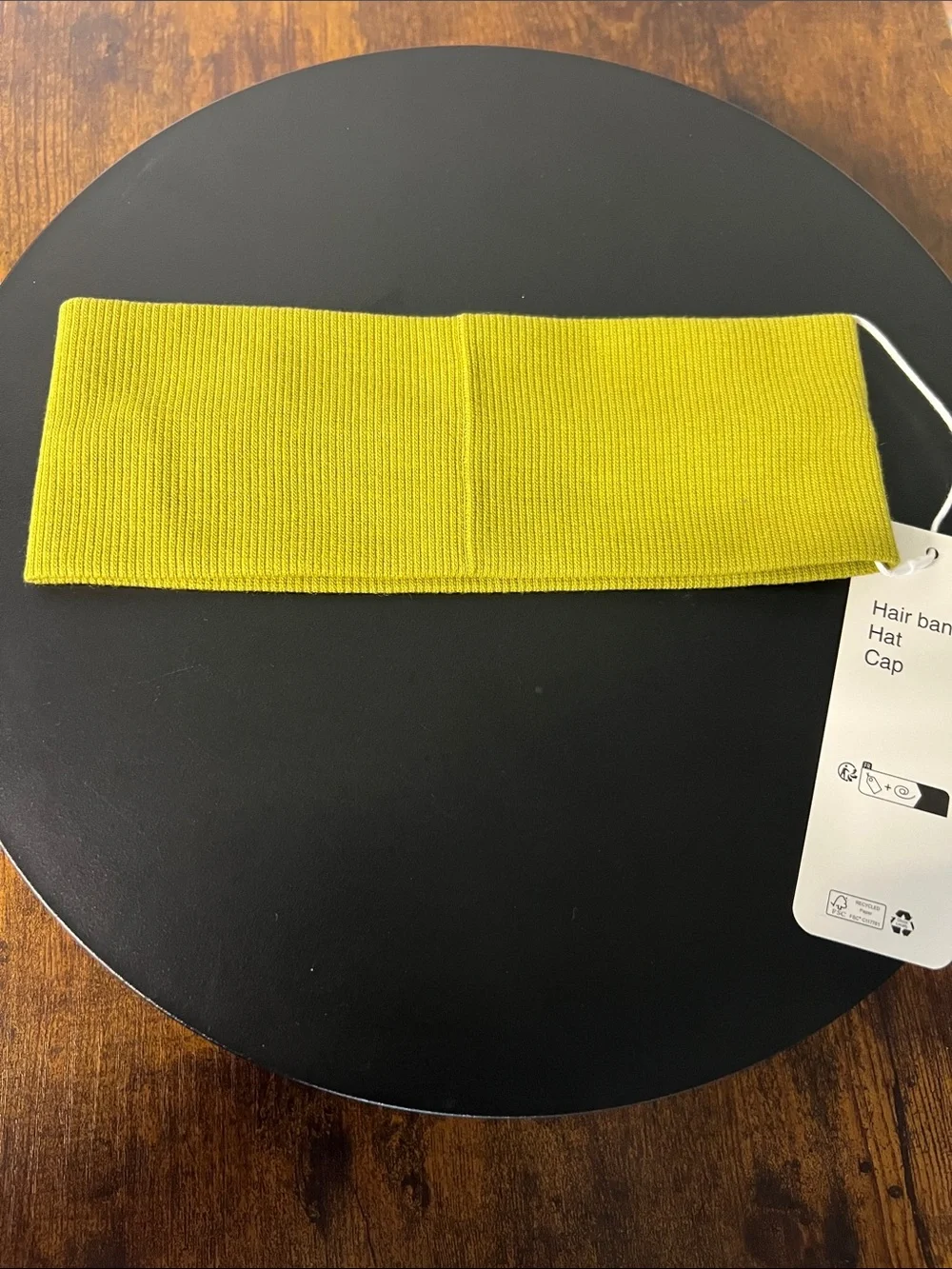 ALO Yoga Lime Ribbed Stretch Headband